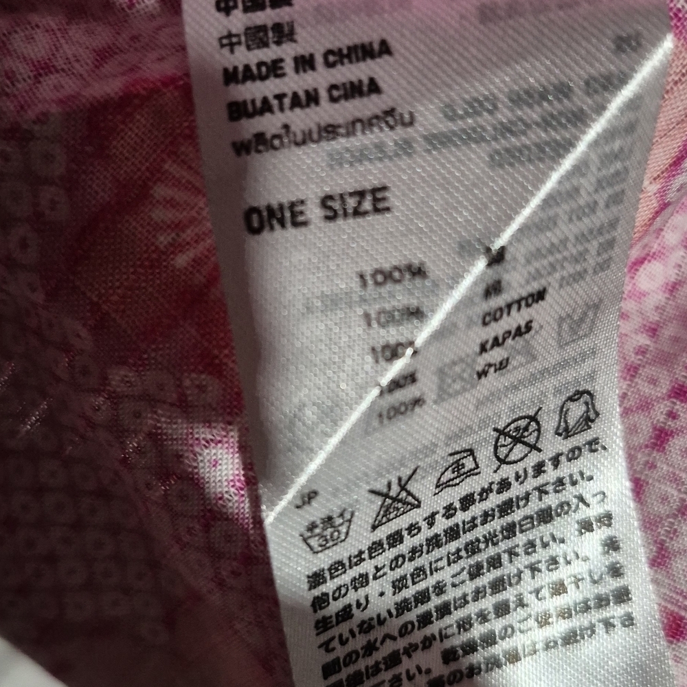 Uniqlo Pink Floral Kids Kimono - Picture 4 of 4